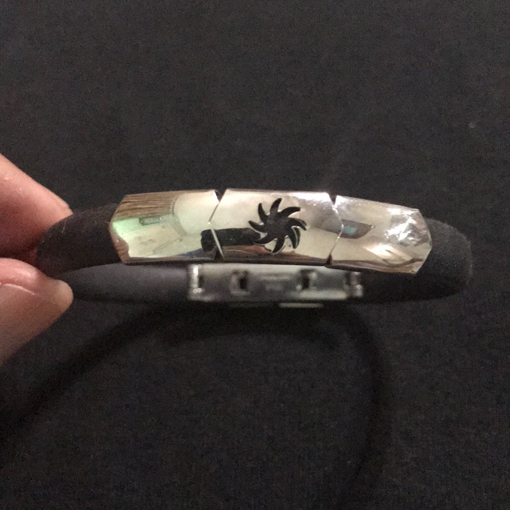 316l Surgical Stainless SteelBlack Silicone Kinet